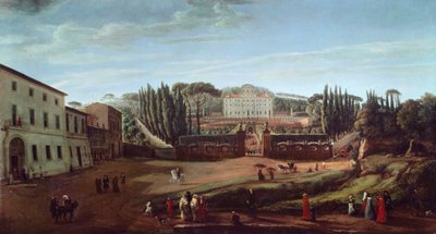 Villa Aldobrandini (oil on canvas) بواسطة غاسبار فان ويتل