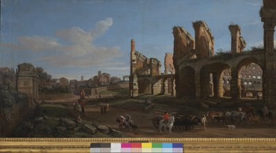 الكولوسيوم والمنتدى الروماني ، 1711 بواسطة غاسبار فان ويتل