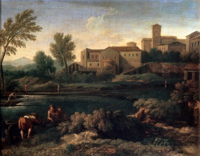 بلدة صغيرة في لاتوم ، 1660. بواسطة غاسبار دوغيت