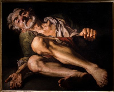 متسول عجوز بواسطة غاسباري ترافيرسي