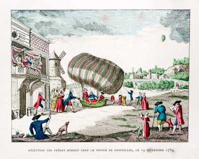استقبال روبرت براذرز من قبل أمير Ghistelles في 1784 ، 1887 بواسطة غاستون تيساندير