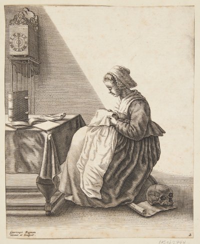 امرأة الطيات بواسطة Geertruyt Roghman