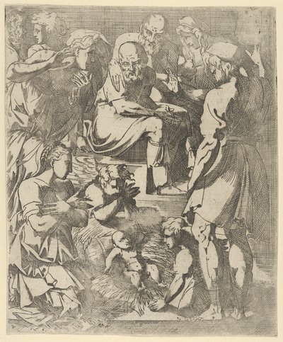 الميلاد ، كاليفورنيا. 1544-48. بواسطة جيفروي دوموتييه