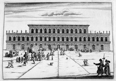 تصميم القصر ، 1664 بواسطة جورج أندرياس بوكلر