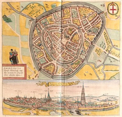 آمرسفورت، هولندا - في "Civitates Orbis Terrarum" لجورج براون، كولونيا 1617 بواسطة جورج براون