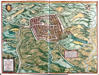 كياتسو، إيطاليا - في "Civitates Orbis Terrarum" لجورج براون، كولونيا 1617 بواسطة جورج براون