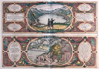 غروتا أوف ذا سيبيلا - أوستيا - أغنانو، إيطاليا في "Civitates Orbis Terrarum" لجورج براون، كولونيا 1617 بواسطة جورج براون