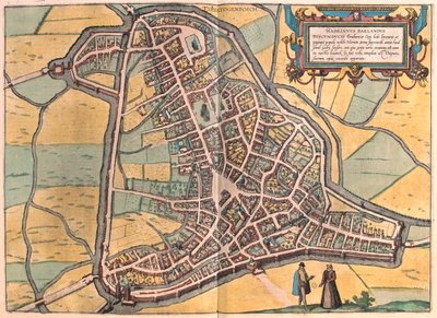 هيرتوغنبوش، هولندا - في "Civitates Orbis Terrarum" لجورج براون، كولونيا 1617 بواسطة جورج براون
