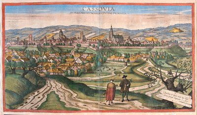 كوسيتش، المجر - في كتاب "Civitates Orbis Terrarum" لجورج براون، كولونيا 1617 بواسطة جورج براون