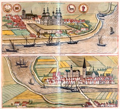 تونينغ - هوسوم، ألمانيا - في "Civitates Orbis Terrarum" لجورج براون، كولونيا 1617 بواسطة جورج براون
