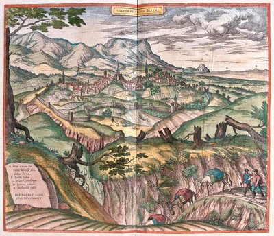 فاليتري، إيطاليا - في "Civitates Orbis Terrarum" لجورج براون، كولونيا 1617 بواسطة جورج براون