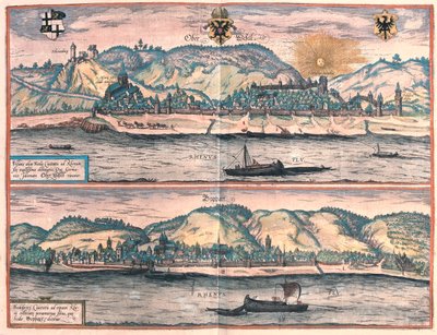 فوسافيا (فيسيليا) أوبرفيسل - بوبارد، ألمانيا - في كتاب "Civitates Orbis Terrarum" لجورج براون، كولونيا 1617 بواسطة جورج براون