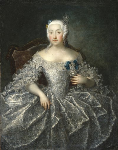 صورة للكونتيسة فارفارا أليكسييفنا شيريميتييفا 1711-1767 ، 1746 بواسطة جورج كريستوف جروث