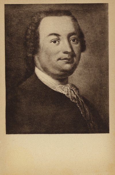 يوهان كريستيان باخ ، الملحن الألماني في العصر الكلاسيكي (1735-1782) بواسطة جورج ديفيد ماتيو