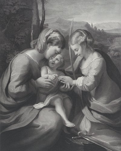 الزواج الصوفي من سانت كاترين ، كاليفورنيا. 1831. بواسطة جورج جاكوب فيلسنج