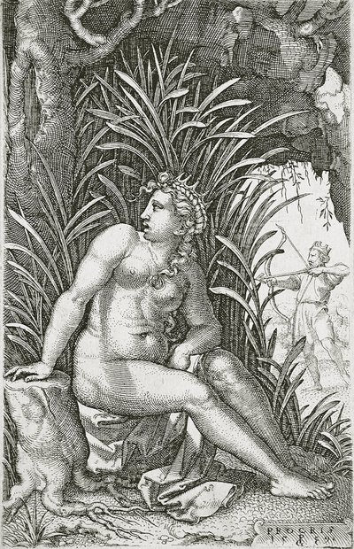 قتل Procris من قبل سيفالوس بواسطة جورج بينز