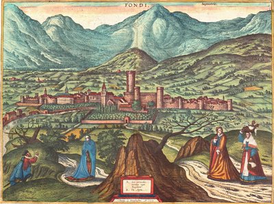 فوندي، إيطاليا بواسطة جورج وهوجنبرج فرانز (1535-90) براون