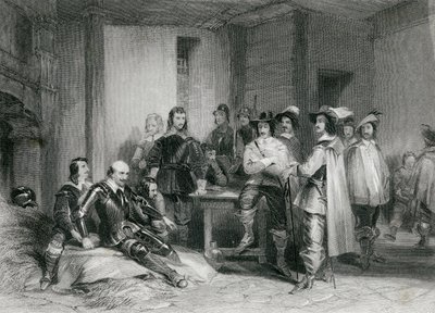 Death of the Earl of Lindsey (engraving) بواسطة جورج (بعد) كاترمول