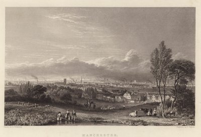 Manchester (engraving) بواسطة جورج (بعد) بيكرينغ