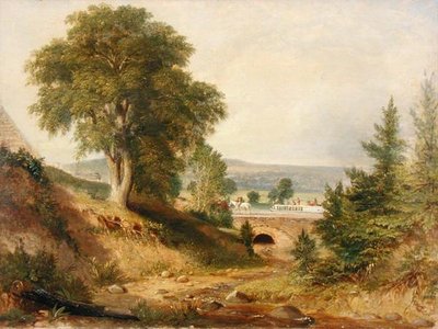 قناة عبور مجرى مائي ، حوالي 1840 - 1849 (زيت على قماش) بواسطة جورج (أتر) هارفي
