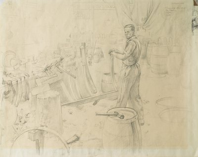 السيد Burridge Standing ، 1948 بواسطة جورج آدمسون