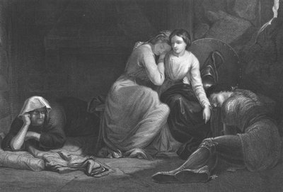 "Florimel and the Witch" ، c1852 بواسطة جورج اوغست بيريام