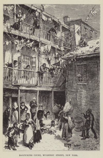Ragpickers Court ، شارع Mulberry ، نيويورك بواسطة جورج أوغسطس سالا