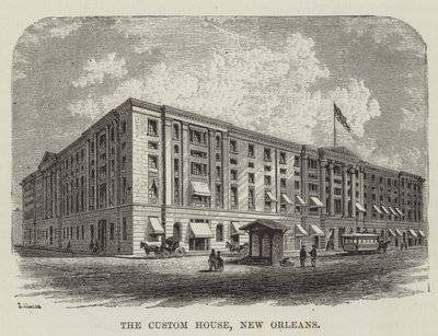 The Custom House ، نيو أورلينز بواسطة جورج أوغسطس سالا