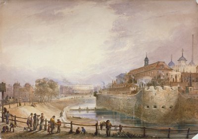 برج لندن ، حوالي عام 1840 بواسطة جورج ب كامبيون