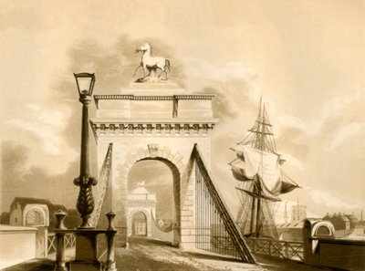 جسر نورفولك ، نيو شورهام ، 1835. بواسطة جورج باكستر