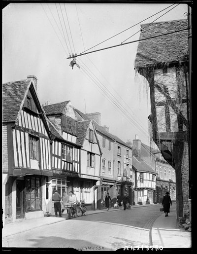 Friar Street ، Worcester ، Worcestershire ، 1942. بواسطة جورج برنارد ماسون