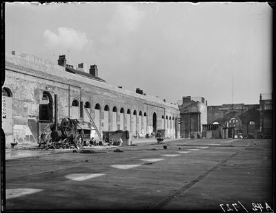 Market Hall ، شارع Worcester ، Bull Ring ، برمنغهام ، 1941. بواسطة جورج برنارد ماسون