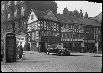 Old Wellington Inn ، Old Shambles ، مانشستر ، 1942. بواسطة جورج برنارد وود