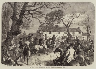 أمير ويلز في لقاء Burton Hounds ، Green Man ، Lincoln Lincoln Heath بواسطة George Bouverie Goddard