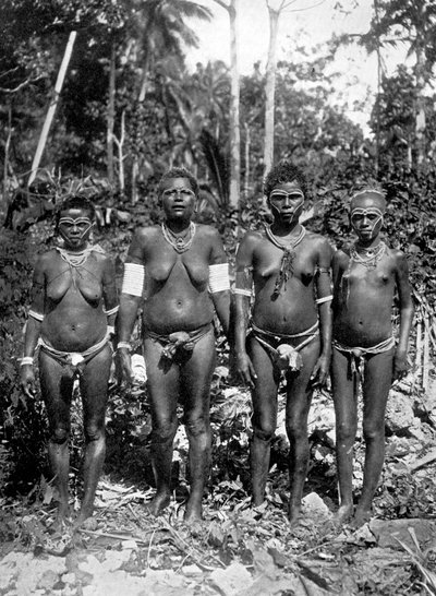 المرأة في لباس المهرجان ، ميلانيزيا ، 1920. بواسطة جورج براون