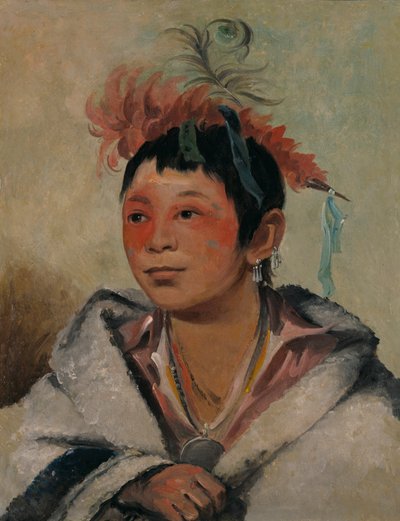 Aú-nah-kwet-to-hau-páy-o ، واحد يجلس في الغيوم ، صبي ، 1831. بواسطة جورج كاتلين