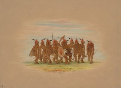 رقصة مسلية - Saukie ، 18611869. بواسطة جورج كاتلين