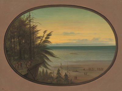 سلم هندي - Nayas Indians ، 18551869. بواسطة جورج كاتلين