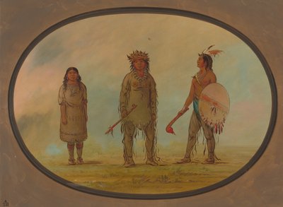 رئيس أثاباسكا وزوجته ومحارب 18551869. بواسطة جورج كاتلين