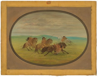Camanchee الفروسية بواسطة جورج كاتلين