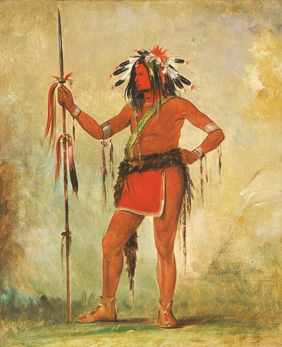 Cáh-be-múb-bee ، هو الذي يجلس في كل مكان ، شجاع 1835. بواسطة جورج كاتلين