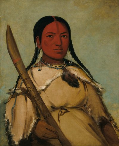 Chin-cha-pee ، حشرة النار التي تزحف ، زوجة رأس بيضة الحمام ، 1832. بواسطة جورج كاتلين