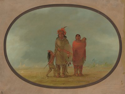 رئيس النحاس وزوجته وأطفاله ، 18551869. بواسطة جورج كاتلين