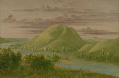 Curious Grassy Bluffs، St. Peter's River، 18611869. بواسطة جورج كاتلين