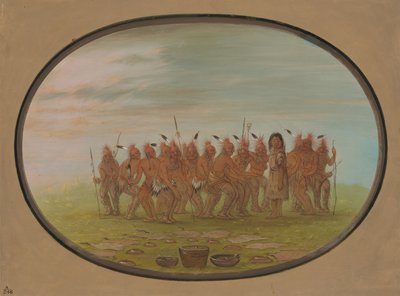 الرقص على Berdache - Saukie ، 18611869. بواسطة جورج كاتلين