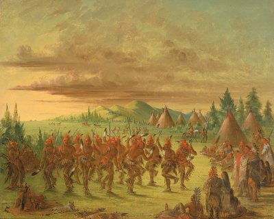 رقصة النسر ، 1845-1848. بواسطة جورج كاتلين
