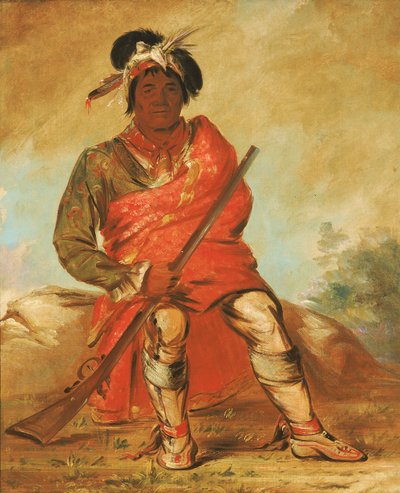 Eteh-ée-fix-e-co ، دير بلا قلب ، رئيس ، 1838. بواسطة جورج كاتلين