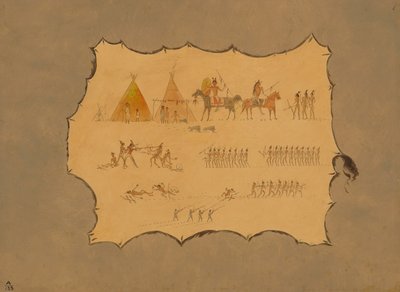 صورة طبق الأصل من رداء شايان ، ١٨٦١١٨٦٩. بواسطة جورج كاتلين