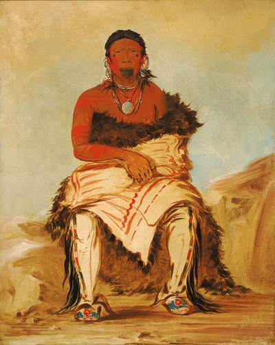 Lá-shah-le-stáw-hix، Man Chief، a Republican Pawnee، 1832. بواسطة جورج كاتلين
