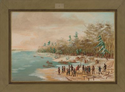 لا سال يقود أول صاعقة لغريفين ، 26 يناير 1679 ، 1847-1848 بواسطة جورج كاتلين